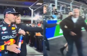 Au: Tom Coronel dacht belangrijk genoeg te zijn om de grid op te komen na overwinning Max Verstappen! Tom Coronel