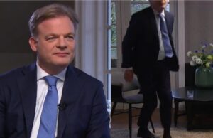 Pieter Omtzigt is er helemaal klaar mee en loopt geïrriteerd weg uit interview met Rick Nieman!