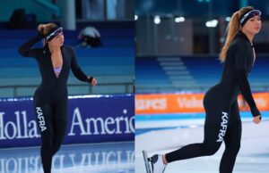 15 miljoen views in één dag voor Jutta Leerdam met opengeritst schaatspak! Jutta Leerdam