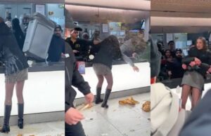 Meisje in McDonald’s Amsterdam flipt, complete team smijt Flurry’s, burgers en liters Cola over haar heen! McDonald's