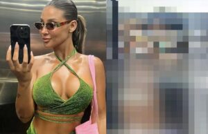 Influencer Janice Blok filmt ‘per ongeluk’ eigen spiegelbeeld terwijl ze in haar nakie staat! Janice Blok