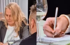 Jannie uit Lang Leve de Liefde houdt tijdens date lijstje bij van negatieve aspecten van haar date! Lang Leve de Liefde