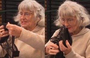 De 77-jarige Trix uit Lang Leve de Liefde heeft een ’te grote boezem’ voor cadeautje van haar date! Lang Leve de Liefde