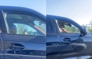 Ali B denkt sjans te hebben in de auto, maar dan roept die dame iets waardoor hij weg scheurt!