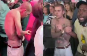 Grote schok voor Justin Bieber-fans: Wereldster tript ballen uit zijn broek op feestje!