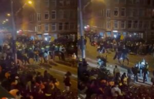 Relschoppers verwonden politiepaard tijdens ontruiming Albert Cuypstraat op Koningsdag!