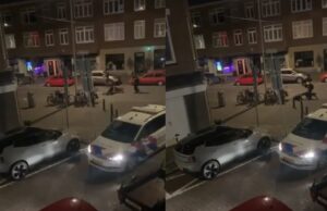 Relschopper in Scheveningen wordt gepakt door politiehond en begint de hele straat erbij te janken!