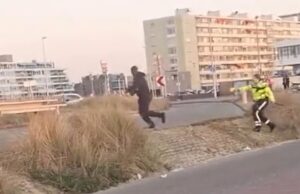 Agente in Zandvoort te moe voor achtervolging, lost het op met taser!