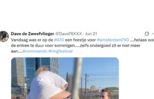 Jongedame komt A10-feest binnen zonder ticket… En zonder ondergoed! a10