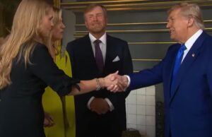 Wereldwijd ophef door foto van Donald Trump met Willem Alexander, Máxima en Amalia: ‘Dit klopt niet!’ Donald Trump