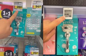 Duitse vrouw laat zien hoe hoog de prijzen in de Kruidvat zijn vergeleken in Duitsland