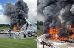 Beelden: Dit is er nog over van het hoofdpodium op Tomorrowland