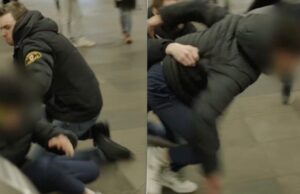 Scheldende en spugende kansenparel ongenadig hard aangepakt door beer van een BOA!