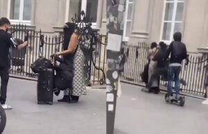 Vrouw met boerka keihard onderuit getrapt in Antwerpen: ‘Vanwege onbedekte armen’ Boerka