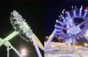 Je grootste nachtmerrie: Kermisattractie vol inzittend breekt door midden!