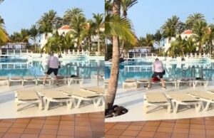 Koning van handdoekjes leggen in Tenerife zorgt ervoor dat niemand meer een ligbedje kan pakken!