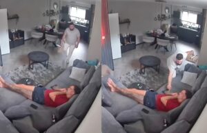 Thuisbezorgd-bezorger krijgt klant niet wakker die ligt te slapen op de bank