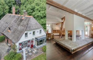 Enorme rietgedekte woonboerderij in Drenthe op Funda aangeboden voor 95.000 euro!