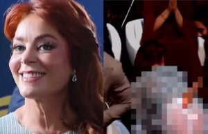 Kim-Lian van der Meij blundert volgens Shownieuws op tv: ‘Je ziet álles door jurk heen!’