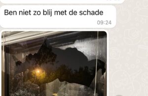 Vent heeft flinke stormschade en is dat van plan te verhalen bij zijn buurman! Stormschade