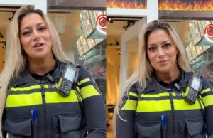 Werkgever van wijkagent Bibi waarschijnlijk niet blij met deze video