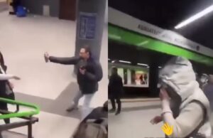 In Italië worden zakkenrollers die betrapt worden wit geverfd zodat ze herkenbaar zijn