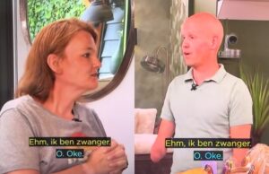 Mevrouw in Lang Leve de Liefde heeft een verrassing voor haar date: ‘Ik ben zwanger!’ Lang Leve de Liefde