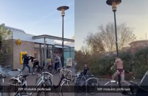 Plofkraak op klaarlichte dag mislukt, crimineel vlucht na worsteling in rode slip weg