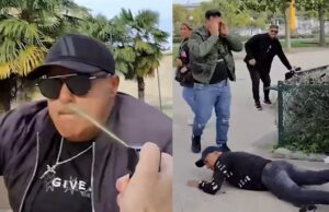 Gast neemt knokploeg en bussen vol poepspray en pepperspray mee naar scammers in Parijs