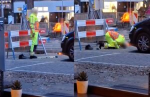 Massaal kritiek op gast die boos is om biddende man op straat: ‘Het is toch verschrikkelijk!’