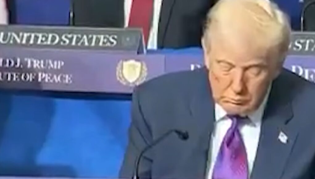 Donald Trump slaapje 2