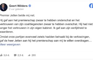 Geert Wilders maakt pijnlijke 1 april-grap: ‘Premier Jetten belde mij net…’