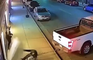 Jatdief trekt geldautomaat uit de muur en schakelt zijn handlanger uit