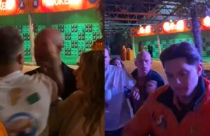 Michael van Gerwen tijdens ruzie vol in het gezicht geslagen tijdens Koningsdag