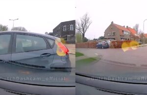 Geen voorrang, wel karma: Automobilist crasht na vluchtpoging