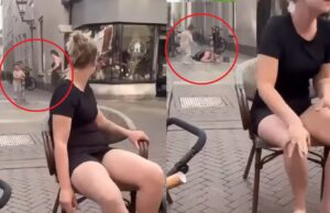Droevig: Moeder zwaar onder invloed met kind op straat, niemand grijpt in