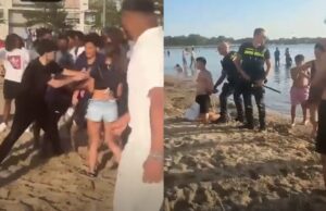 Massale vechtpartijen op strand van Rotterdam-Nesselande verpesten dagje strand