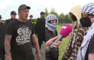 Anti-AZC-demonstratie afgekapt in Ter Apel, Antifa-aanhangers krijgen alle ruimte
