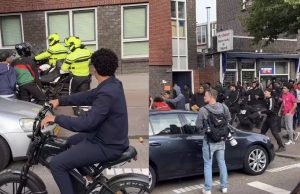 Agenten in Den Haag bekogeld met stenen en vuurwerk na winst Marokko