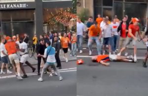 Oranje-fan in Rotterdam KO geslagen na winst Marokko