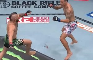 Beelden: Het moment dat Conor McGregor zijn pees scheurt tijdens zijn rentree