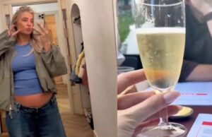 Woede om influencer Nicola Ebbink die vindt dat Champagne tijdens de zwangerschap moet kunnen