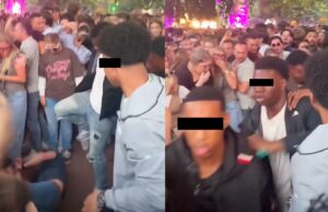 Heuse klopjacht op kopschoppers op Nijmeegse Vierdaagse die man KO trappen en doortrappen