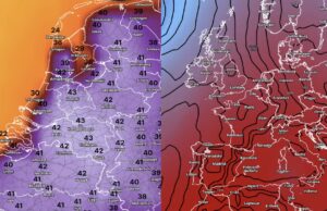 Vierde hittegolf op komst met mogelijke temperaturen van 45 graden in Nederland