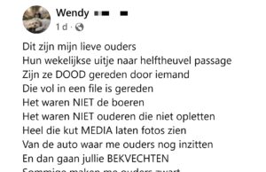 Dochter overleden echtpaar bij file van Boerenprotest haalt snoeihard uit naar media