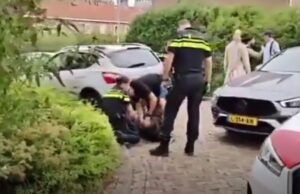 Beelden: Jumbo-manager rijdt overvaller aan nadat hij drie filialen overvallen heeft