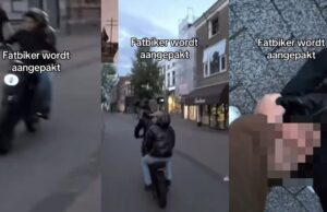 Fatbikers doen net alsof ze mensen gaan aanrijden, maar worden keihard gepakt