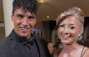Verbazing door gezicht van Bondgenoten-Anouk op Televizier-Ring Gala