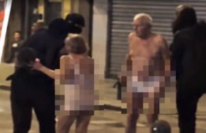 Bizarre beelden: ‘Echtpaar van 80 jaar oud beroofd van spullen en kleren tijdens rellen in Frankrijk’