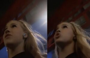 Blond meisje wordt lastiggevallen op straat, blijkt prima van zich af te kunnen bijten: ‘Wollah billah, laat me met rust!’